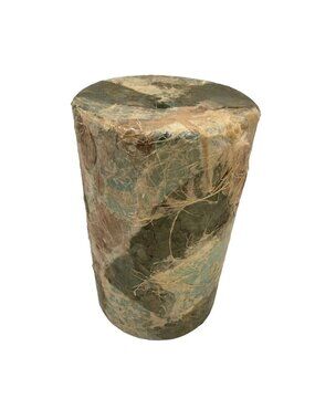 Natural Fiber Glass Lamp Shade Artisan Crafted Cylinder Pendant Swag Jar Brown